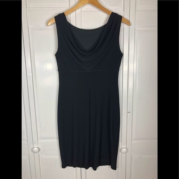 EVAN PICONE BLACK COCKTAIL DRESS - Picture 2 of 5